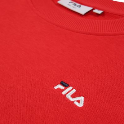 3. Fila Leverano Regular Crew Sweatshirt Rot FAM0876 30002
