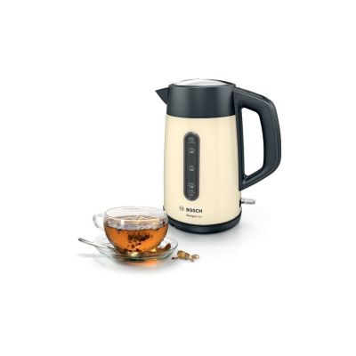 3. Bosch TWK4P437 Wasserkocher 1,7 l 2400 W Beige, Schwarz