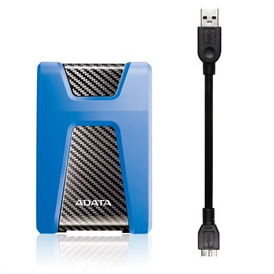 4. Externe Festplatte ADATA HD650 (1 TB; 2,5"; USB 3.2; blau)