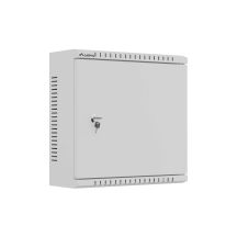 LANBERG TPR 10"-Installationsschrank mit Mesh-Platte 340X340X140, grau (montiert)