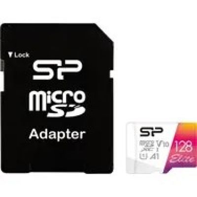5. Silicon Power microSDXC Elite 128GB CL10 UHS-1/U1 A1