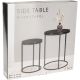 10. 2-in-1 Couchtisch-Set, Holztischplatte 30/40 cm
