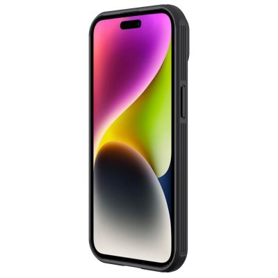 4. Nillkin CamShield Pro magnetische Hülle für iPhone 15 Plus mit Kameraschutz – Schwarz