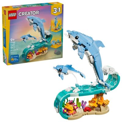 13. LEGO Creator 31385 Meerestiere: Wunderschöne Delfine