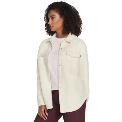 2. Skechers Sherpa Jacke JA182-CRW Beige L