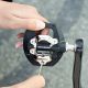 6. Rockbros M108 Nylon Half-Lock Doppelseitige Fahrradpedale - Schwarz