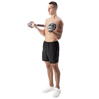 10. Hanteln im Koffer HMS STC21 2 x 10 kg Chrom