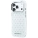 2. Karl Lagerfeld IML Strass-Hülle mit galvanisiertem Logo für iPhone 17 Pro Max / 18 Pro Max – Weiß
