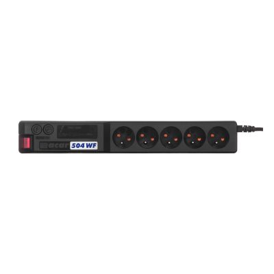 2. Steckdosenleiste HSK DATA ALP-ACAR504WF---03BKG (3 m; schwarz)