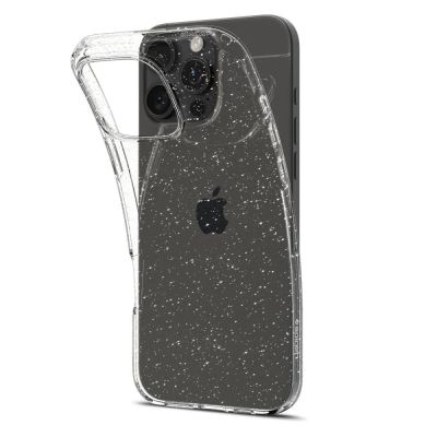 2. Spigen Liquid Crystal Hülle für iPhone 16 Pro – transparent und glitzernd