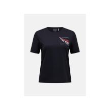PEAK PERFORMANCE W Explore Grafik-T-Shirt Schwarz