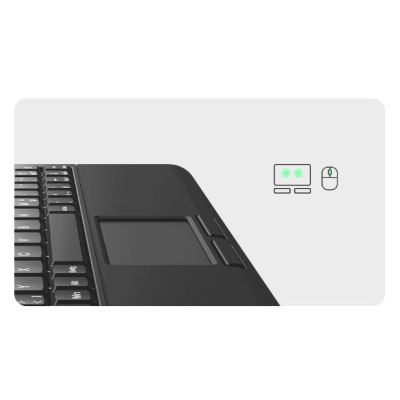 3. KeySonic KSK-3210ELU (DE) Tastatur Home USB QWERTZ Deutsch Schwarz