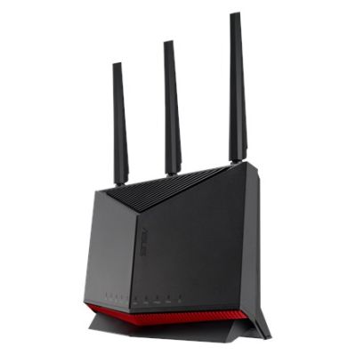ASUS RT-BE86U WLAN-Router, 10-Gigabit-Ethernet, Dualband (2,4 GHz/5 GHz), Schwarz