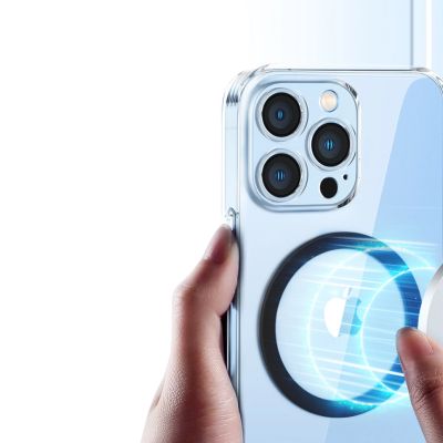 4. Joyroom Set Metall-Magnetringe für Smartphone 2 Stk. rosa (JR-Mag-M3)