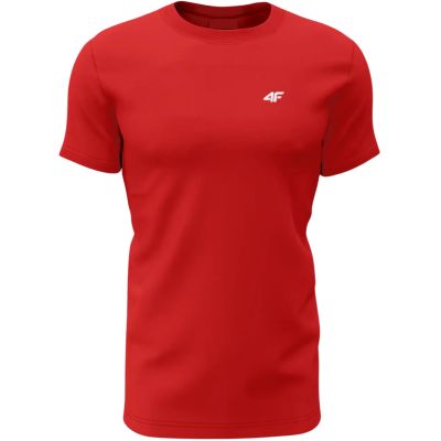 4. Herren-T-Shirt 4F M4482 3er-Pack blau, weiß, rot 4FWSS26TTSHM4482 90S