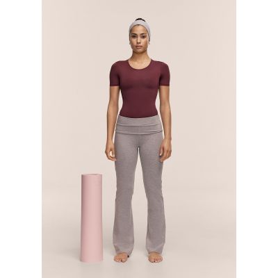 5. CASALL Studio Body Kurzarm, bordeauxrot