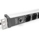 8. Digitus DN-95410-IT PDU Stromverteilungseinheit 8 x Netzwerkdosen 1 HE
