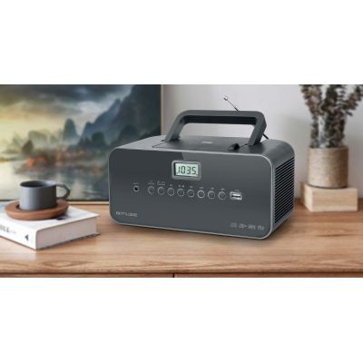 4. Muse M-28 DG Tragbarer CD-Player Schwarz