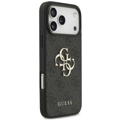 4. Guess 4G Big Logo Hülle für iPhone 17 Pro Max / 18 Pro Max – Schwarz