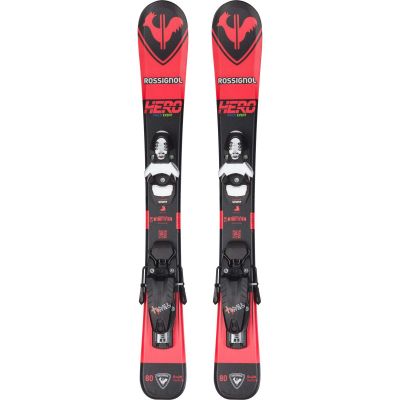 ROSSIGNOL HERO Pro Team Kinderski + LOOK 4 Gw Black Bulk-Bindungen