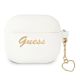 Guess, GUA3LSCHSH AirPods 3 Cover weiß/weiß Silikon Charm Heart Collection