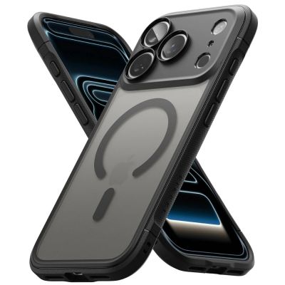 5. Ringke Fusion Bold Magnetische MagSafe Hülle für iPhone 18 Pro / 17 Pro - Mattschwarz