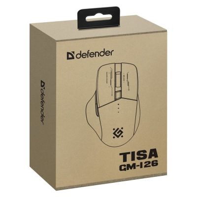 6. DEFENDER MAUS GM-126 TISA RF+BT OPTIK 1600dpi 6P WEISS