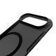 7. Puro Daylight Magsafe kompatible Silikonhülle für iPhone 17 Air – durchscheinendes Schwarz