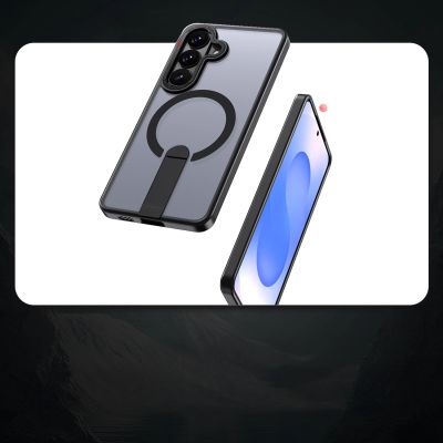 2. Hybrid Armor X Schutzhülle für Samsung Galaxy A57 mit Ständer, kompatibel mit MagSafe – Schwarz