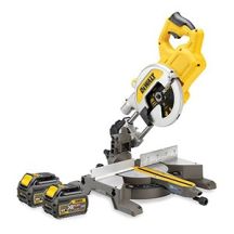 DEWALT DCS777T2-QW FLEXVOLT 54V 2x6.0Ah 216mm Gehrungssäge mit bürstenlosem Motor (Gehrungssäge)