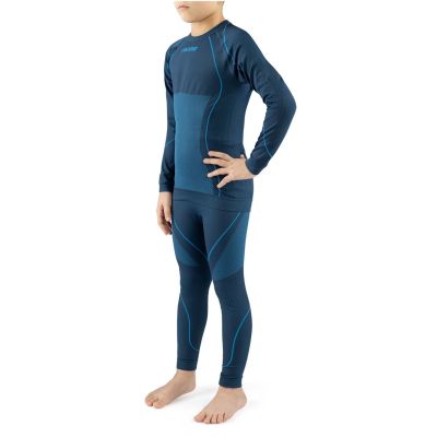VIKING Skido Set Kinderunterwäsche, marineblau, 152/164