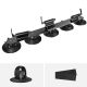 2. Rockbros XP1003 Dachträger mit Saugnapf für 3 Fahrräder – Schwarz