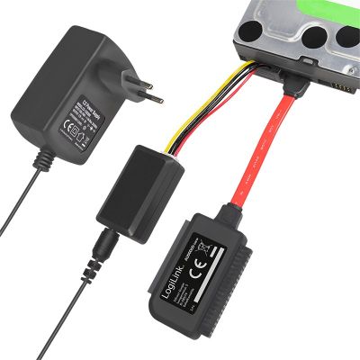 6. Logilink USB 2.0 zu IDE und SATA 2,5" / 3,5" Adapter Schwarz (AU0006C)