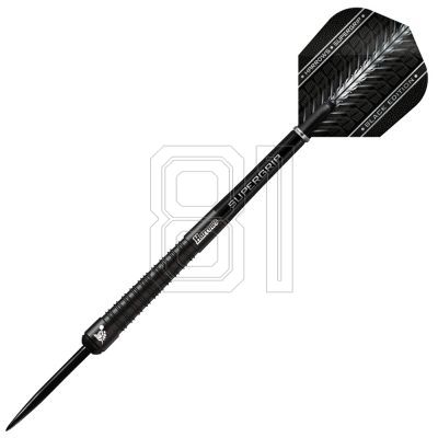 2. Harrows Supergrip Black Darts 90% Stahlspitze SupergripBlack90%