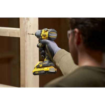 11. Stanley FATMAX SFMCF830B-XJ Akkuschrauber/Schlagschrauber, 3200 U/min, Schwarz, Gelb