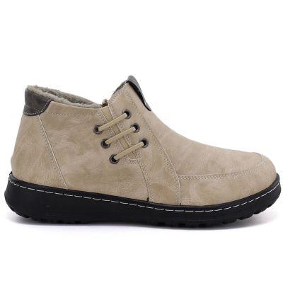 6. Bequeme beige Damen-Ankle-Boots Potocki 25-90349