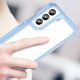 6. Outer Space Case für Samsung Galaxy S23 Hülle mit flexiblem Rahmen blau