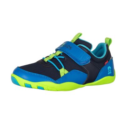 Trollkids Skaland Barfuß-Wanderschuhe Marineblau/Mittelblau/Vipergrün