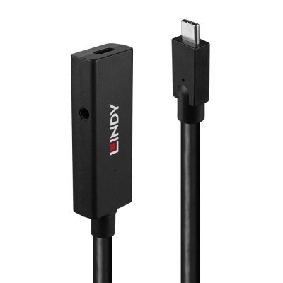 6. Lindy 43364 USB-Kabel USB 3.2 Gen 2 (3.1 Gen 2) 5 m USB-C 10 Gbit/s Schwarz