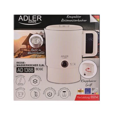 5. Wasserkocher ADLER AD 1388b beige