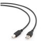 GEMBIRD CCP-USB2-AMBM-6 Kabel (USB 2.0 Typ AM - USB 2.0 Typ BM; 1,8 m; schwarz)