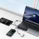 8. Baseus EnerFill FC41 20000mAh 100W Powerbank mit Digitalanzeige und integriertem Dual-USB-C-Kabel – Schwarz