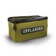 OFFLANDER Geschlossener Koffer mit transparentem Deckel, PVC, 8 l