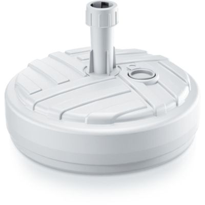 13. Schirmfuß rund weiß