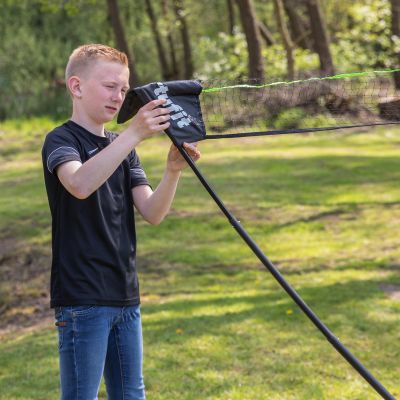 48. VIRTUFIT 2-IN-1 TRAGBARES BADMINTON- UND TENNISSET - INKLUSIVE TASCHE UND SCHLÄGER