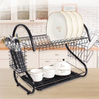 Geschirrabtropfgestell 43 cm MR-1025-43-BLACK MAESTRO