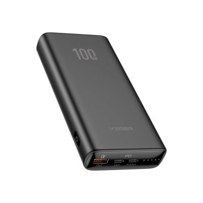 2. VEGER T100 Powerbank Lithium-Ionen (Li-Ion) 20000 mAh Schwarz