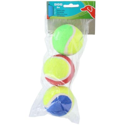 Tennisbälle für Hunde, 3 Stück, Farbe