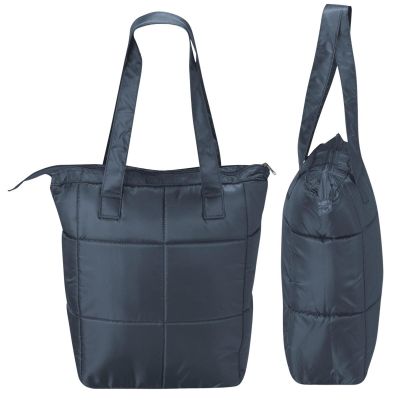2. GROẞE DAMEN-SCHULTERTASCHE IN MARINEBLAU SEMI LINE