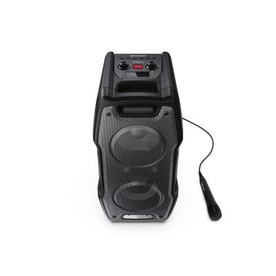 3. Sharp PS-931 Tragbarer Party-Lautsprecher, Schwarz, 180 W